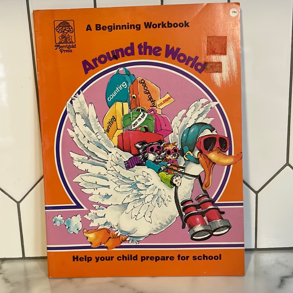 Vintage Merrigold Press, A Beginning Workbook “Around the World”